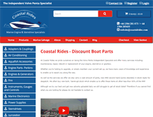 Tablet Screenshot of coastalrides.co.uk